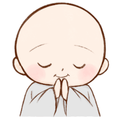 Little Monk blesses you