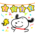 Snoopy 新年動態貼圖