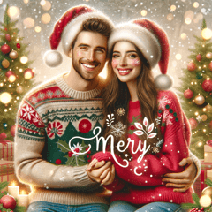 Christmas Time with Lovebirds