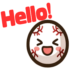 cute baseball ball