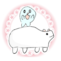cute seals and friends Sticker 2