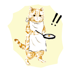 Haruka Toshimitsu "Cats" Sticker