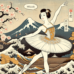 Ukiyo-e Ballet: Fusion of Arts