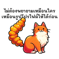 Tempura Cat: Humorous words