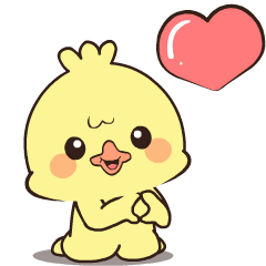 Cute Duck : Pop-up stickers