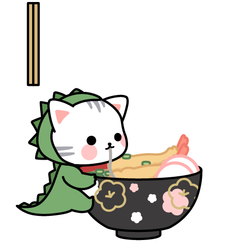 Pop up! Cute Cat in Dragon Suit Sticker