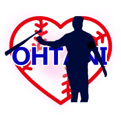 Baseball OHTANI HEART3