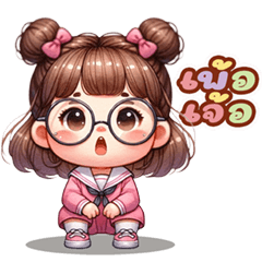 Nana cute girl (Big Stickers)