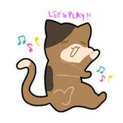 Tired Cats Conversation Stickers