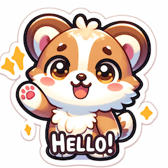 "Cheerful Critters: Adorable Stickers"