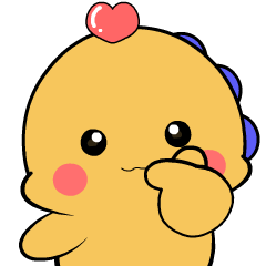 Yellow Dino : Animated Stickers