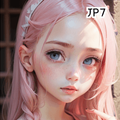 JP7 ピンクのパジャマプリンセス