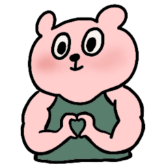 Muscle bear Pinkoo - revised version