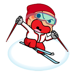 sports series 23.male skier