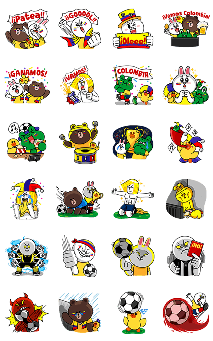 LINE Soccer Fever: Colombia