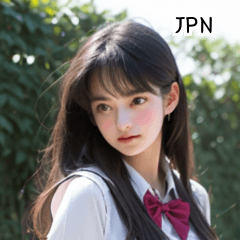 JPN japanese school uniform girl 2