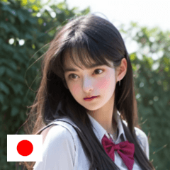 JP japanese school uniform girl 2