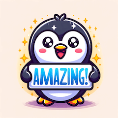 "Penguin Expressions: A Sticker Journey"