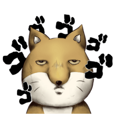 Tibetan sand fox Stickers by Iwamoto