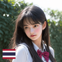 THAI japanese school uniform girl