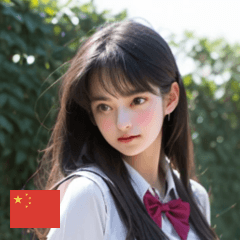 CN japanese school uniform girl