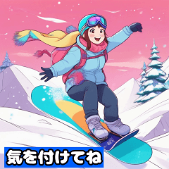 Gadis-gadis Papan snowboard