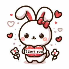 Love Hops In: Valentine Bunnies