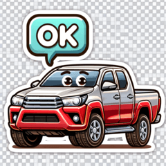 Pickup Truck Stamp Set