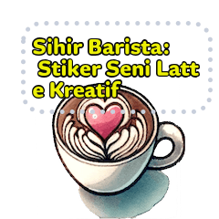 Sihir Barista: Stiker Seni Latte