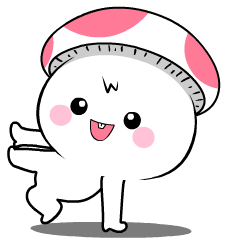 Lovely Mushroom 4 : Animated Stickers