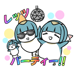 penguins girl sticker4