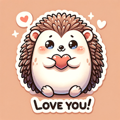 "Hedgehog Adventures: 40 Cute Stickers"