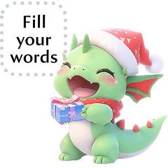 Message Stickers (Dragon) Eng