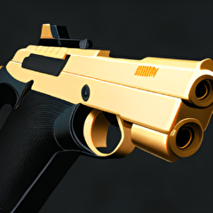 realistic handgun