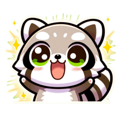 Racoon Dog Sticker(Fat JP Raccoon Dog)