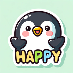 Penguin Emotion Sticker ver.2