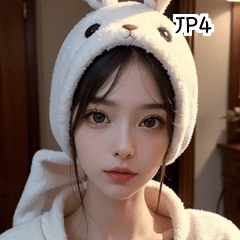 JP4 rabbit and pajama girl