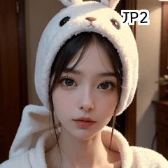 JP2 rabbit and pajama girl
