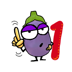The Eggplant Stickers