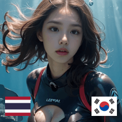 THAI KR seal and diver