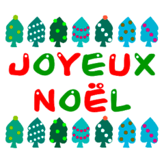 Winter Greetings Merry Christmas French