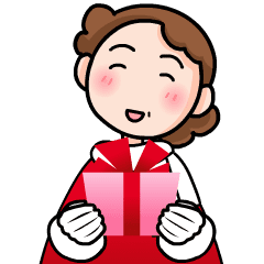 Animation Sticker "From mom" [Christmas]