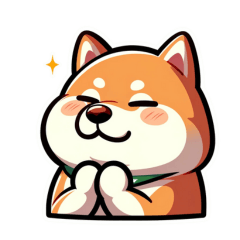 Dog Sticker(Shiba Inu):Thai