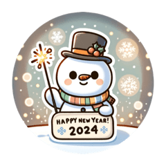 "Cute Snowman Holiday Stickers"