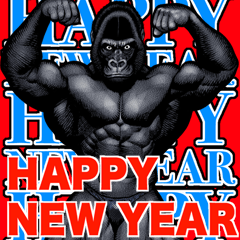 macho gorilla new year holidays