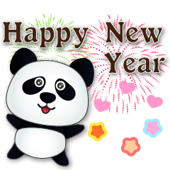 Cute Panda - Practical Greeting Stickers