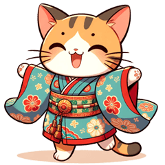 Koleksi Kucing Kimono