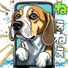 Beagle  Doggo<sticker>Daily Phrases