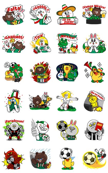 LINE Soccer Fever: Mexico