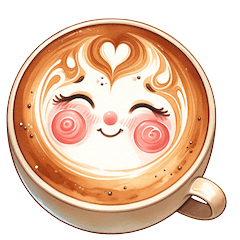 Barista's Emotions-Latte Art Expressions